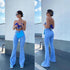 Hot Stretch Denim Pants Tight Slim Fit Bootcut Jeans For Woman - ROUTINE FASHION